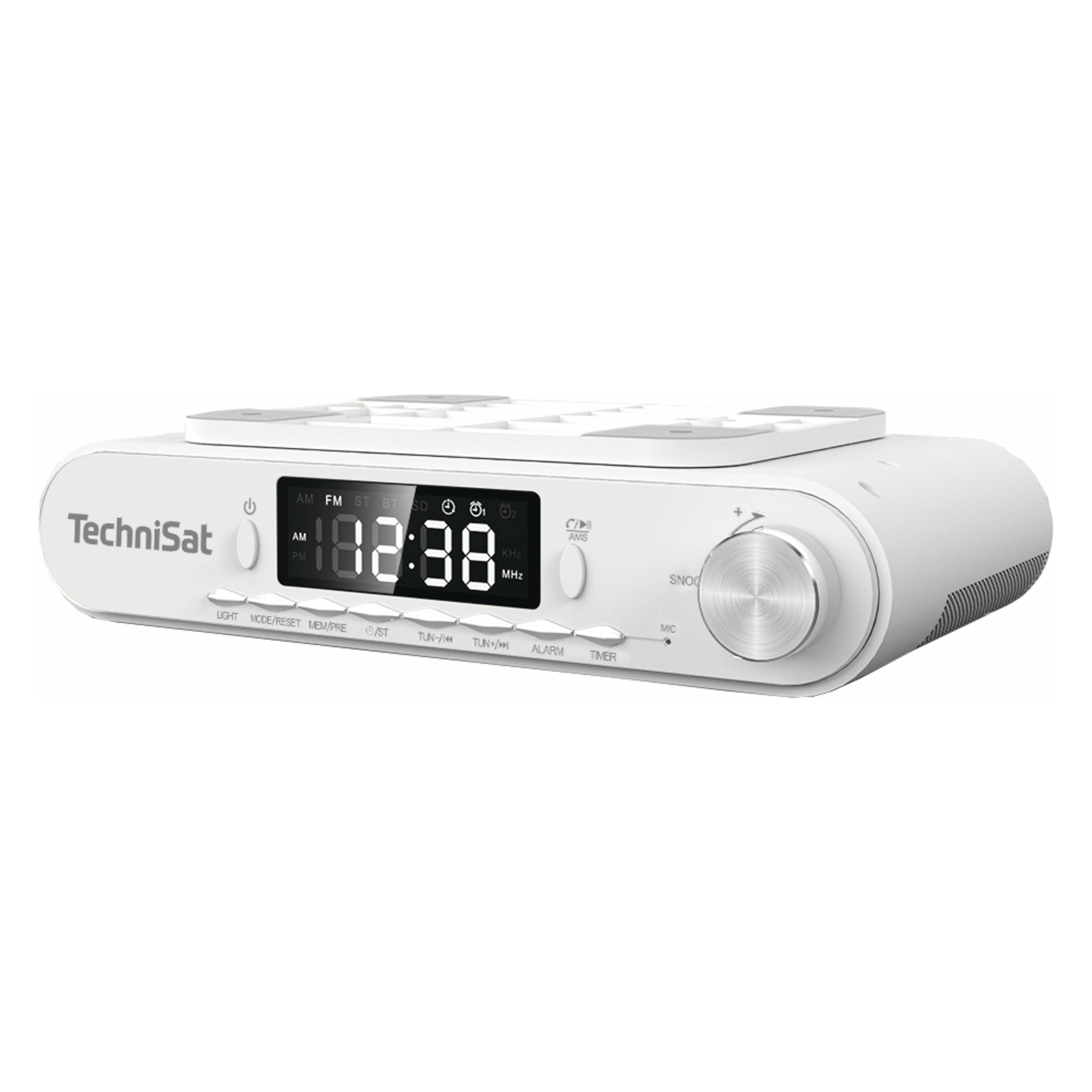 TechniSat Radio kuchenne FM KitchenRadio białe (FM, Bluetooth) (76-4978-10)