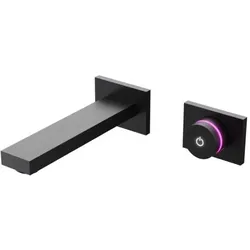Steinberg iFlow Wand Waschtischarmatur 3901816S Ausladung 175mm, vollelektronische Temperaturregelung, matt black