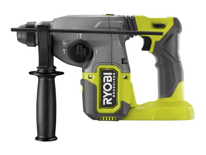 Akku-Bohrhammer RYOBI RSDS18BL-0 , grün (bunt), B:115mm H:230mm, Bohrmaschinen, Akku-Bohrhammer