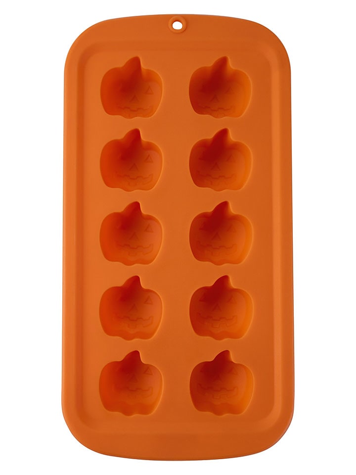 Zenker Silikonbackform "Mini-Kürbis" in Orange - (L)21,5 x (B)11 cm - onesize