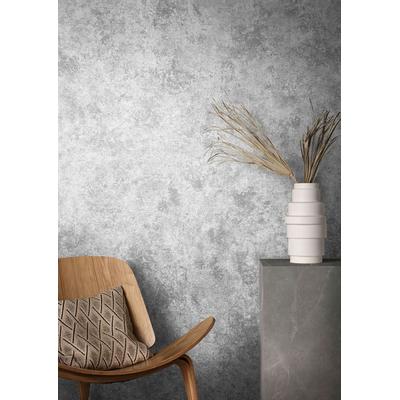 Vliestapete MARBURG, grau, B:0,7m L:10,05m, Vlies, Tapeten, Betonoptik, moderne Tapete für Wohnzimmer Schlafzimmer Küche