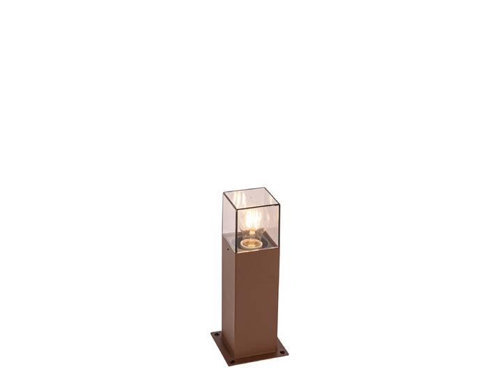 Lampadaire d'extérieur industriel brun rouille 30 cm IP44 -
