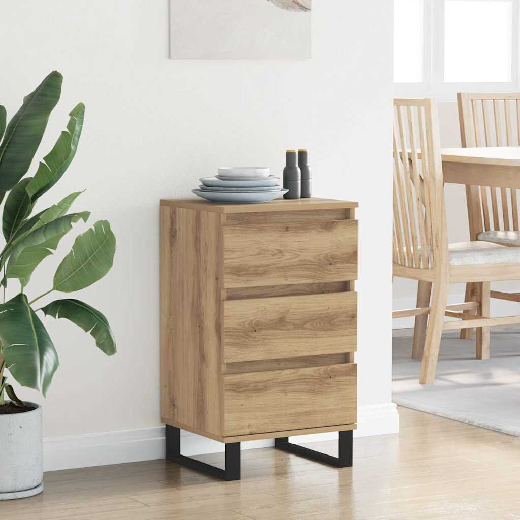 17 Stories Sideboard Accent Chest Artisan Oak 70cm H X 40cm W X 35cm D