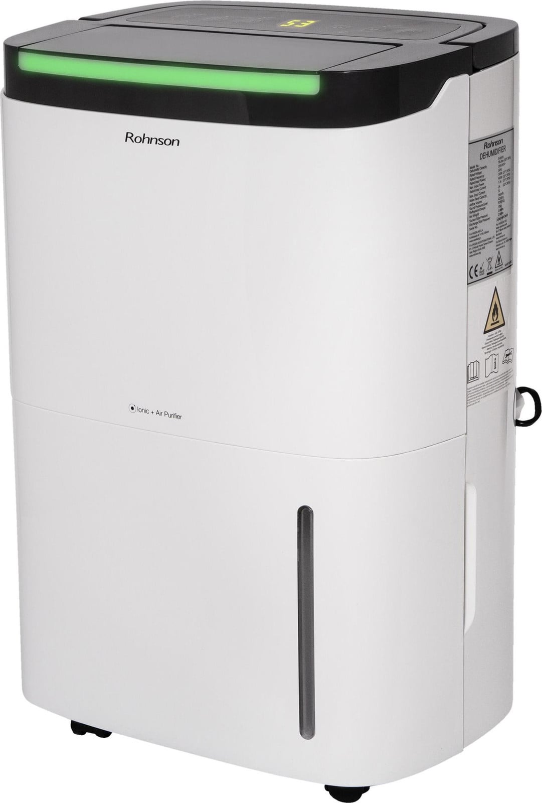 Rohnson R-9630 Luchtzuiveraar, Luchtontvochtiger en Ionisator met 5 liter tankinhoud