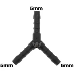 WamSter® Y Schlauchverbinder Pipe Connector 5mm Durchmesser
