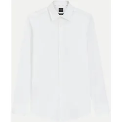 Slim-Fit Hemd Hank Weiß 44