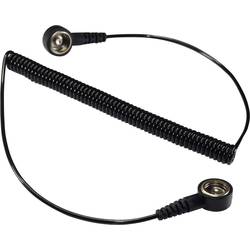 TRU COMPONENTS SpKL-10-366-KK ESD-Erdungskabel 3.66 m Druckknopf 10 mm 1364537-3.66