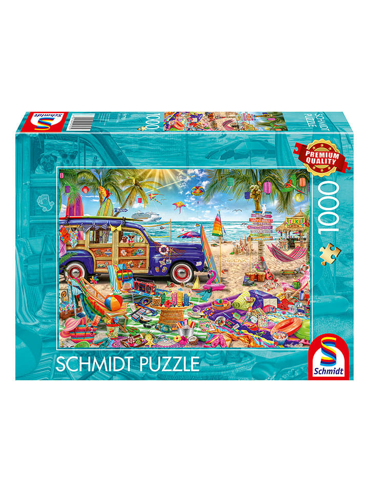 Schmidt Spiele 1.000tlg. Puzzle "Sonnige Auszeit am Strand" - ab 12 Jahren - onesize