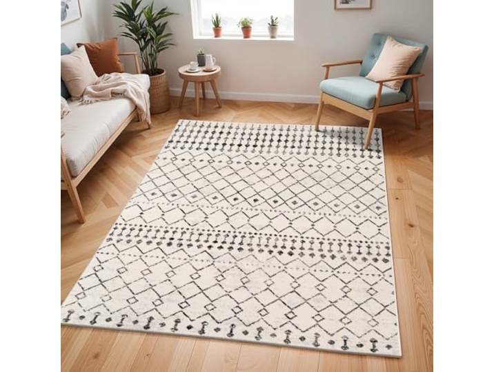 Livabliss Heze Abu Dhabi Teppich 200x275 cm – Elfenbein, Grau