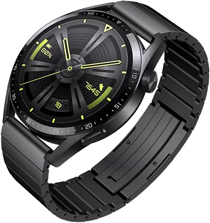 INF Titan Uhrenarmband kompatibel mit Huawei GT4/Buds - 22mm Dunkelgrau