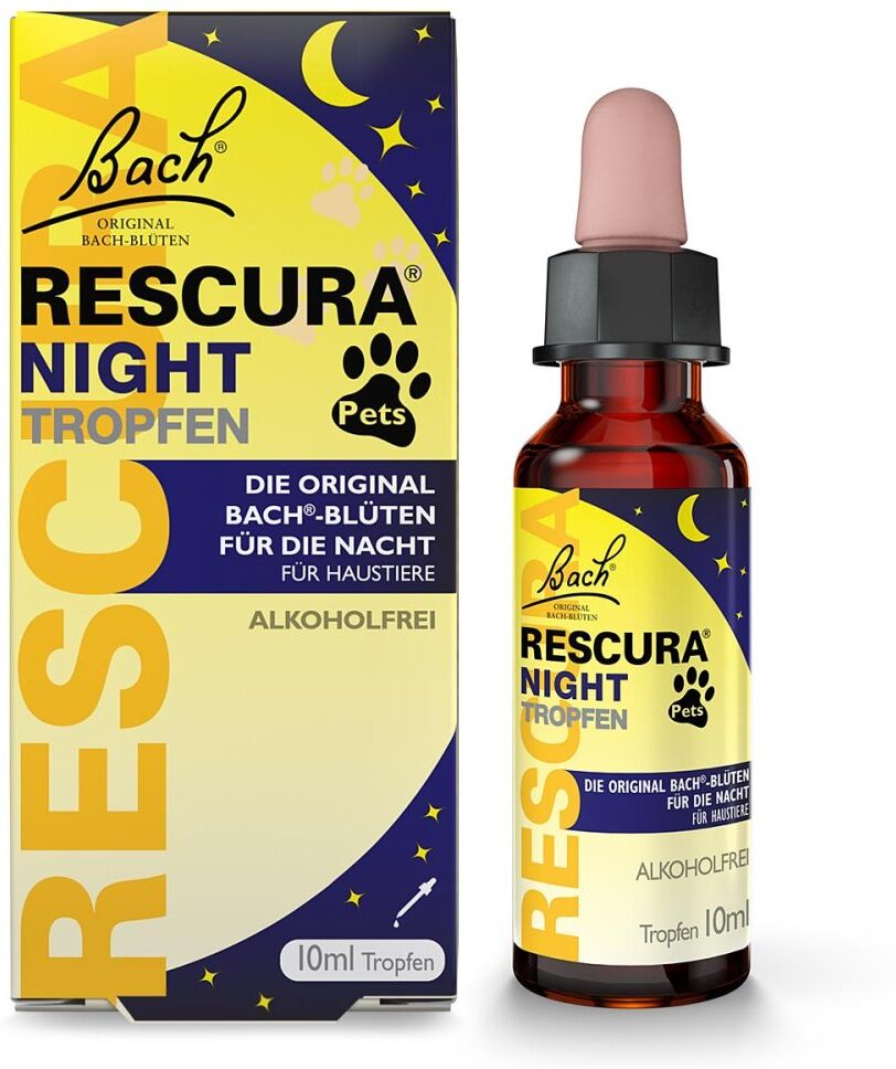 Bachblüten nach Dr. Bach Bachblüten Original Rescura Night Pets Tropfen alkoholfrei