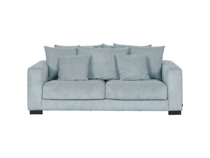 Hom`in 2,5-Sitzer, Mintgrün, Holz, Birke, massiv, Füllung: Schaumstoff, Polyethersulfon (PES),Schaumstoff, Polyethersulfon (Pes), 203x83x126 cm, Stoffauswahl, Armteil links, rechts, Wohnzimmer, Sofas & Couches, Sofas, 2-Sitzer Sofas