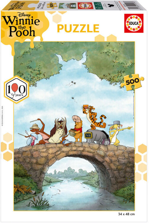 EDUCA BORRAS Puzzle 500 pcs Disney Winny the Pooh 100 year - Educa