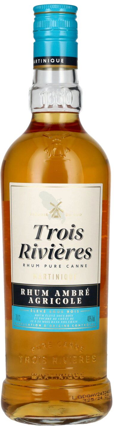 Trois Rivières Rhum Trois Rivières AMBRÉ AGRICOLE Rhum 40% Vol. 0,7l