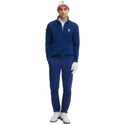 Seve Layer Icon Pivot 1/4 Zip, blau