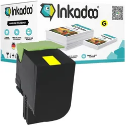 Inkadoo, Toner, Toner kompatibel mit Lexmark 78C2XY0 Toner