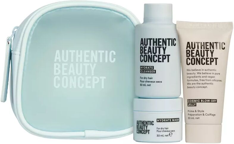 Authentic Beauty Concept - Hydrate & Style - Feuchtigkeitsspendendes Volumen-Haarpflegeset, Set, Fantasie