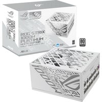 ROG Strix 1000W Platinum White Edition (ROG Equalizer), PC-Netzteil weiß, 1x 12 Pin High Power GPU, 4x PCIe, Kabelmanagement, 1000 Watt