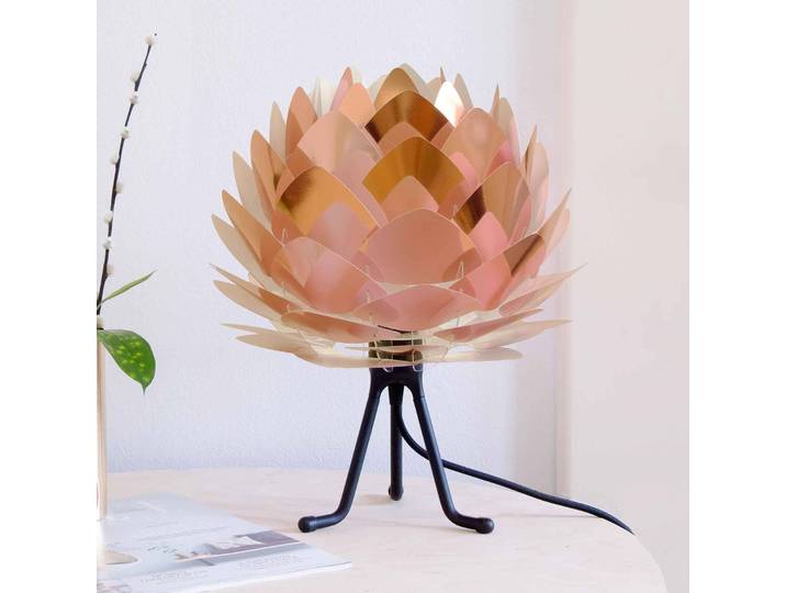 UMAGE Fensterbank Tischlampe Silvia Mini, kupfer, für Wohn- / Esszimmer, Kunststoff, Design