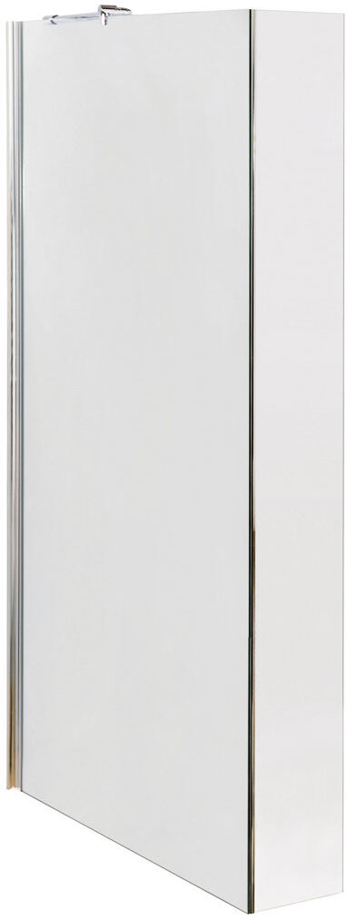 Nuie 250mm W x 1850mm H Shower Door with Clear Glass 185cm H x 25cm W