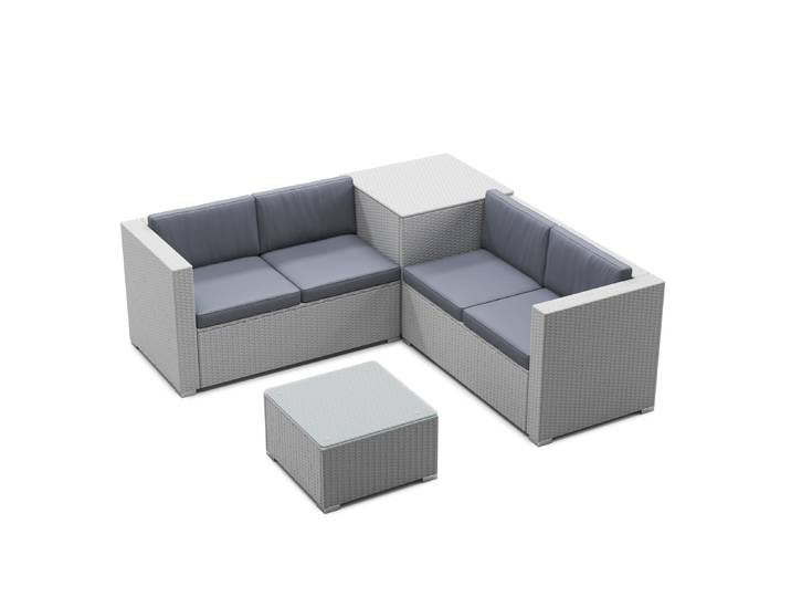 Kissenbezüge für Rattanlounge SAN MARINO anthrazit
