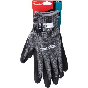 Makita Schnittschutzhandschuhe P-84729, Schnittschutzlevel F, Polyamid & Polyethylen, Gr. 9 / L