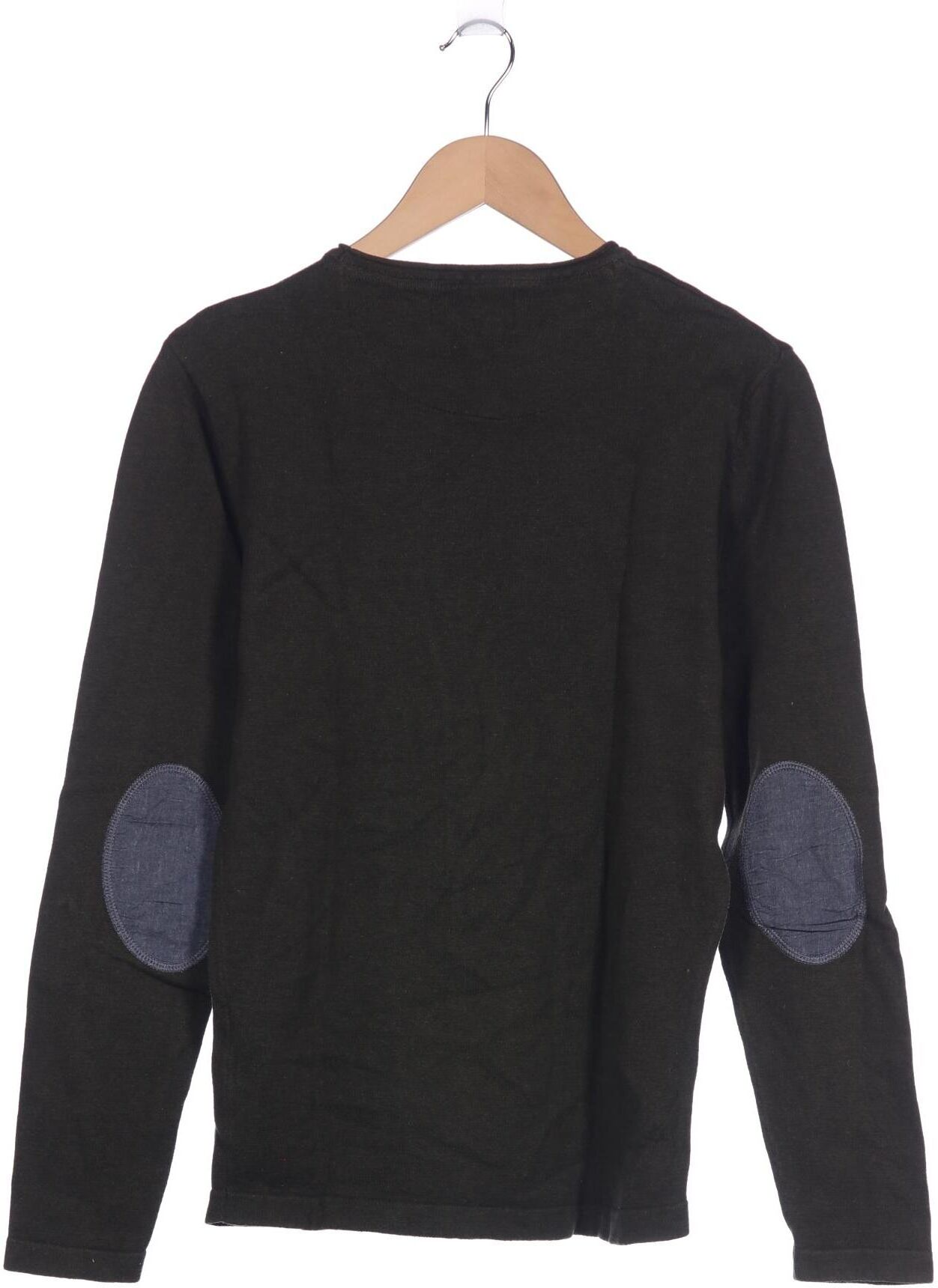 Springfield Herren Pullover, Grün, Gr. S, Baumwolle - Second Hand