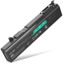 Cellonic Akku für Toshiba Portege M300, Satellite U200, Tecra A3X, M10, M500, S100 (4400 mAh), Notebook Akku, Schwarz