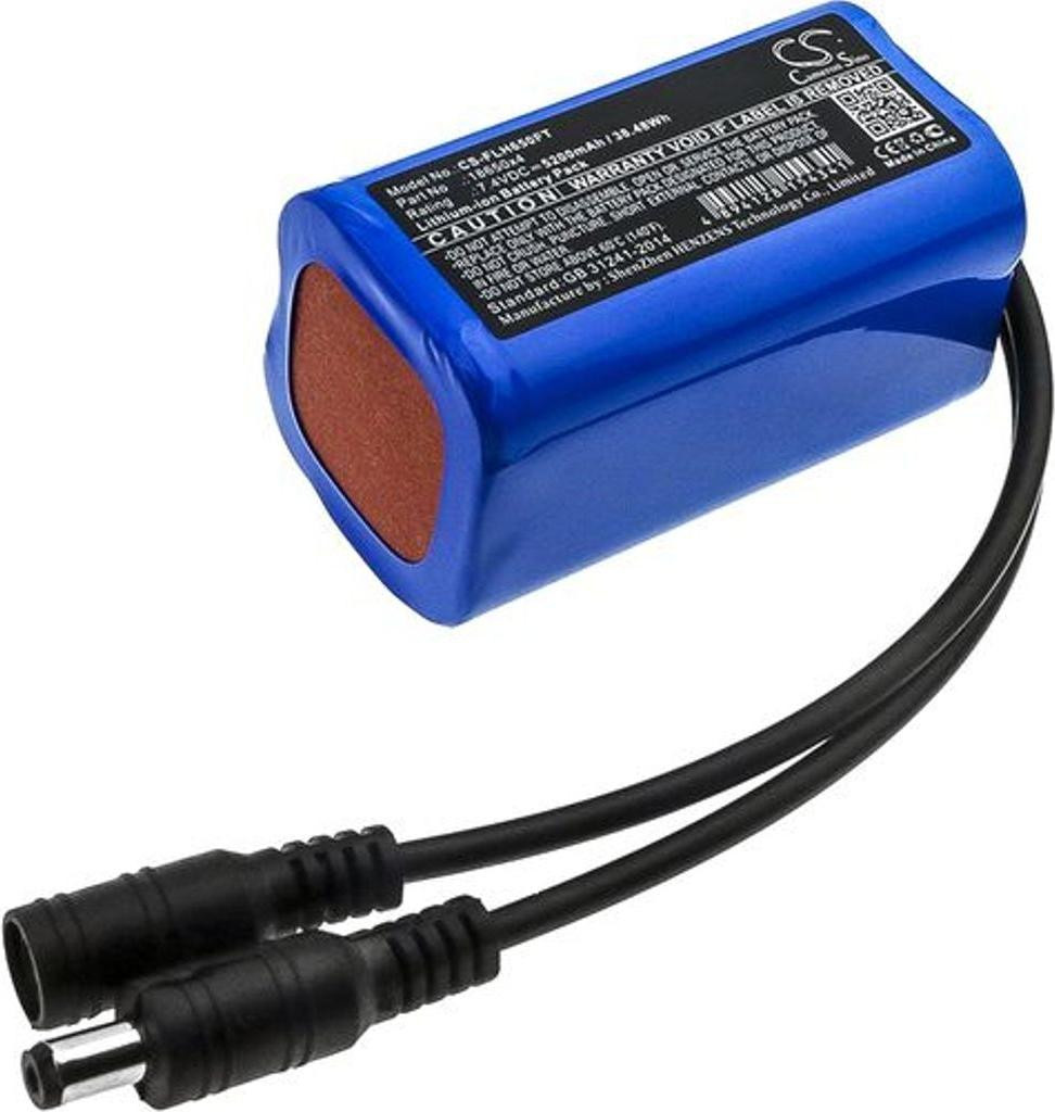 TDR Batterij voor 18650 cellen, 4 stuks