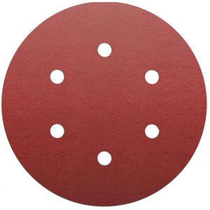 Metabo Schleifpapier 624001000, Körnung 40, 150mm Ø, 5 Schleifscheiben, für Holz und Metall, 5 Stück
