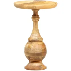 Décoshop26 - Beistelltisch/Pflanzenständer 43 x 43 x 66 cm massives braunes Mangoholz DEC032520