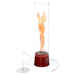 höfats Tischfeuer Spin air 1200 Emaille Rot