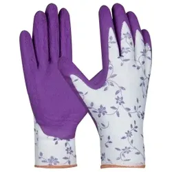 709800 Handschuhe  Flower lila Gr.7