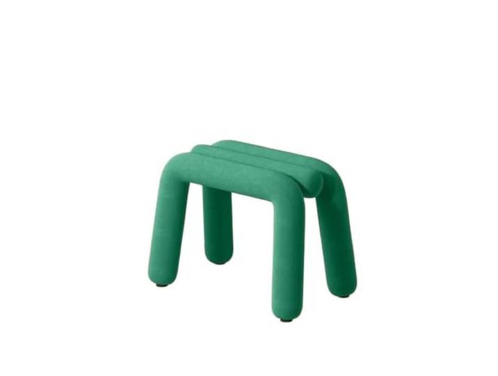 Zymjzbetic Schminkhocker Schminkhocker, Schminkstühle Veranda-Schuhwechsel-Schlafzimmer-Wohnzimmer-Freizeithocker in unregelmäßiger Streifenform(Green)
