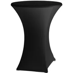 Hendi, Möbelbezug + Möbelschutz, Stehtischhusse ø70-85 cm Schwarz (85 x 115 cm)