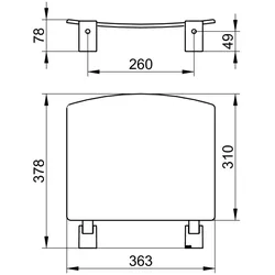 Keuco Klappsitz Plan 14980, 14980010037