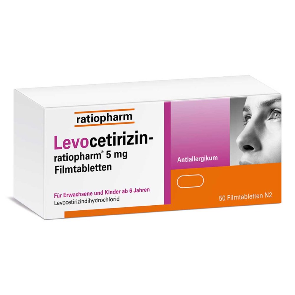ratiopharm GmbH Levocetirizin-ratiopharm 5 mg Filmtabletten 15197741