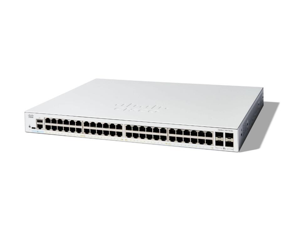 Cisco Catalyst 1300-48T-4X Switch 48x 1GbE + 4x 10GbE SFP+ L3 managed C1300-48T-4X