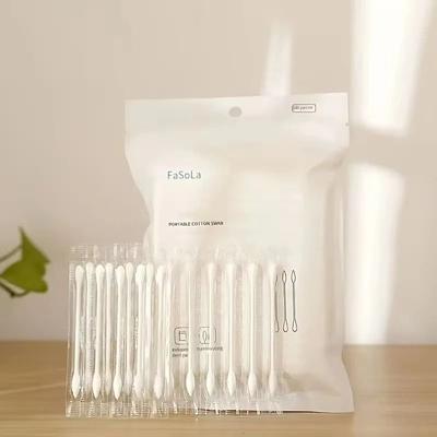 Uplift Essentials 100 Piece Disposable Cotton Swab Set For Cleaning And Cosmetic Use 100 Piece Disposable Cotton Swab Set For Cleaning And Cosmetic Use