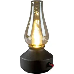 Konstsmide, Tischlampe, 4130-700 Akku-Tischlampe Warmweiss Schwarz