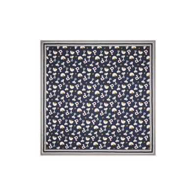 Modetuch CODELLO "Codello Tuch", Damen, blau, Obermaterial: 100% Polyester PES., Modetücher, mit Snoopy Motiv