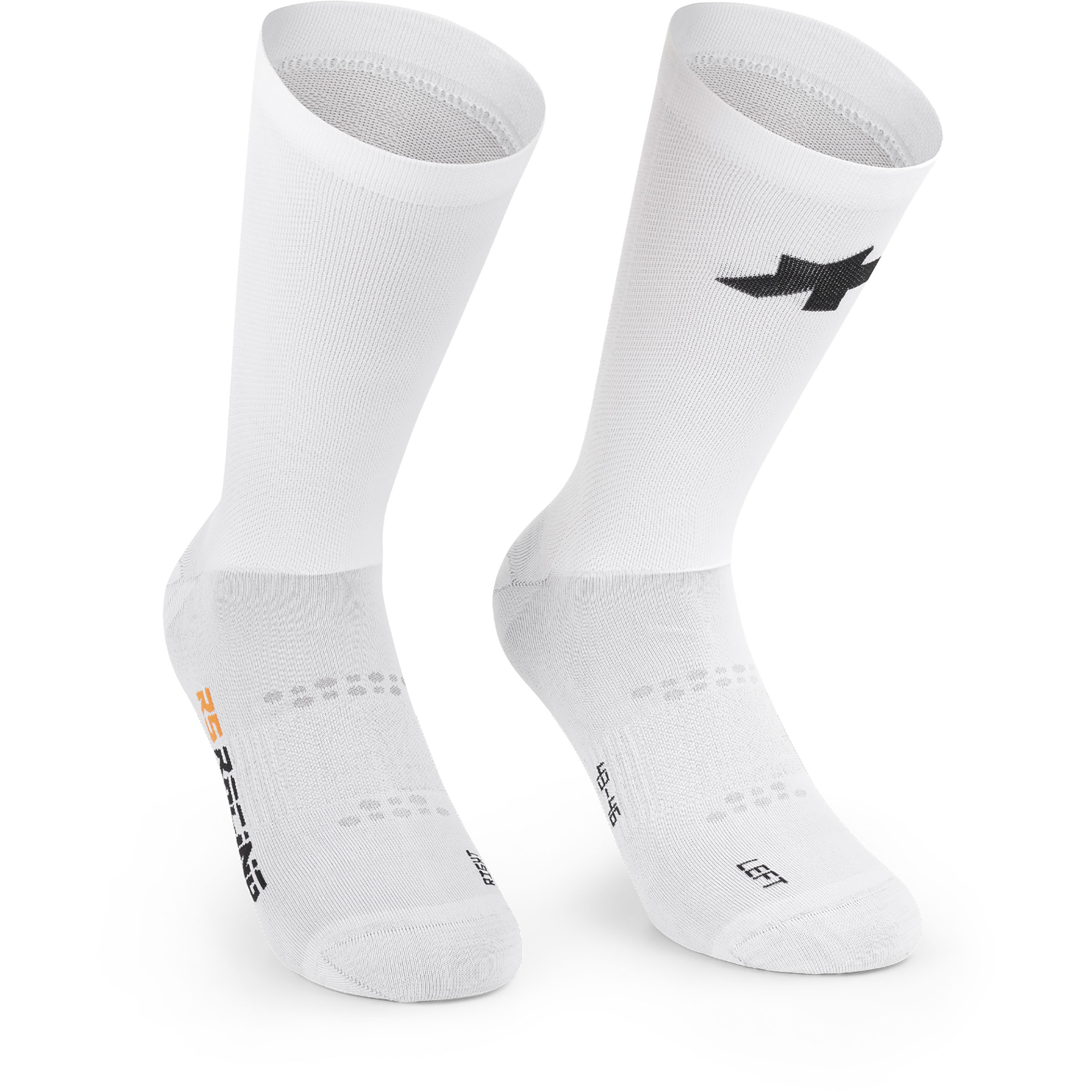 Assos Equipe RS S11 Fahrradsocken weiss Größe 35 Gravel | Rennrad Elastisch