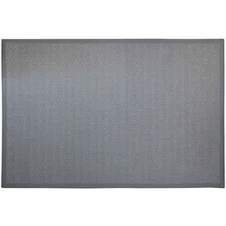 Oviala Business Grill- und Plancha-Matte aus schwarzem PVC 180 x 120 cm