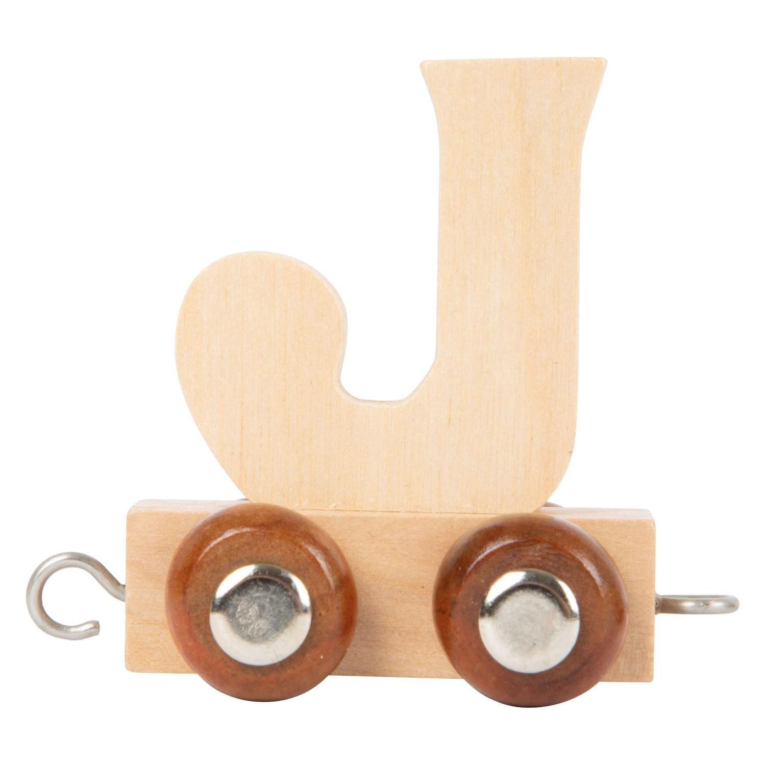 small foot - Holzbuchstabenzug - J - 12 Stück (61235126)