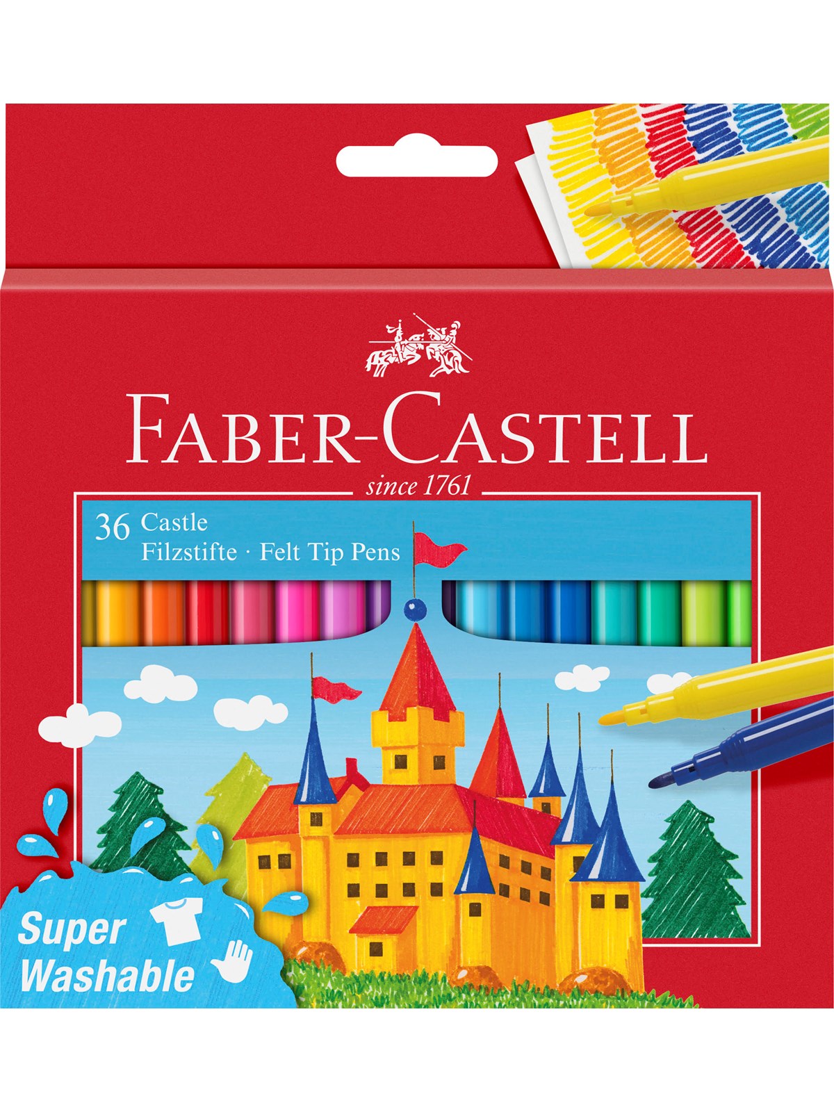 Faber-Castell Filzstift Castle 36er Kartonetui