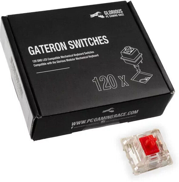 PACK SWITCHES GLORIOUS 120 GAT MX RD
