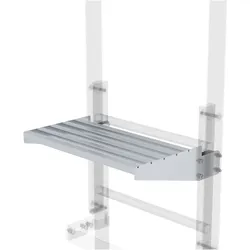 Günzburger, Leiter + Gerüst, Ausstiegstritt Alu blank Spaltmass 300 mm (52 cm)
