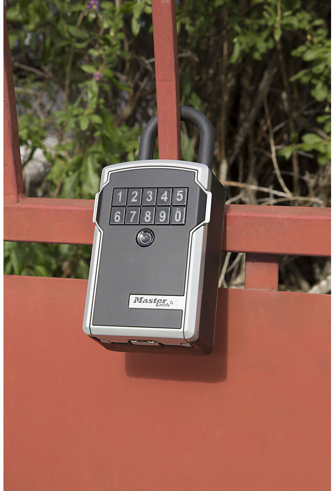 Schlüsselbox Select Access®SMART™, mit Bluetooth mit Bügel, grau Masterlock