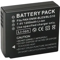 Acconic Photon Series DMW-BLE9E Ersatz Akku für Panasonic DMW-BLE9