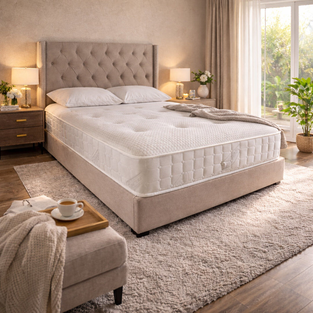 Sareer Furniture Rolled Open Coil Memory Mattress Double (4'6)